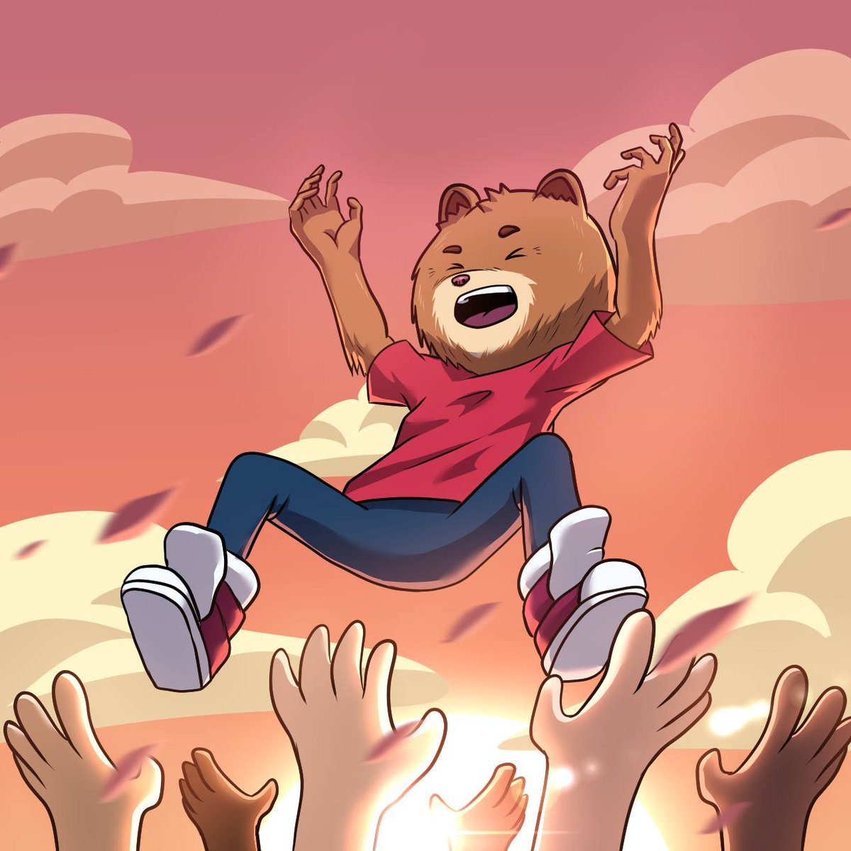 bertcoincto's tweet photo. Who needs wings when you’ve got a community that’s always got your back? 🐶 https://t.co/0B3oBOCJ0R