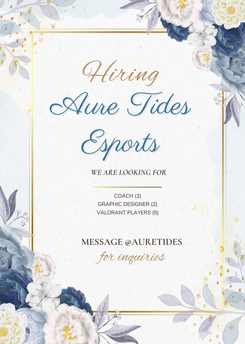 AURE TIDES ESPORTS tweet media