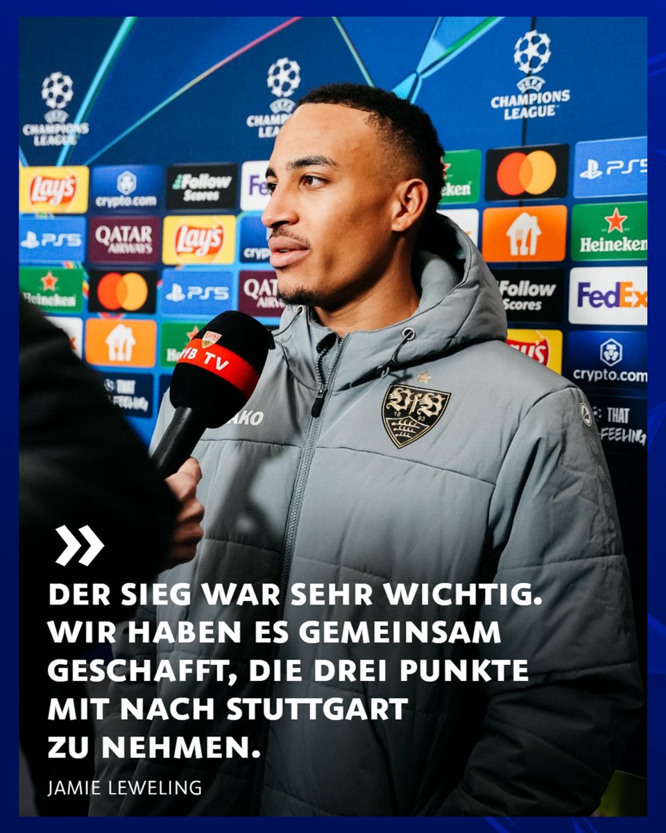 VfB's tweet photo. Serie ausgebaut, historischer Doppelpack:
Der VfB hat seine Aufgabe gegen Slovan Bratislava erfüllt. 💪

🗞️ Hier geht's zum Rückblick auf den 3:1-Sieg am Dienstagabend: https://t.co/YOeqklklI0

#VfB | #StuttgartInternational | #UCL | #SLOVfB https://t.co/4iye0BuCqH