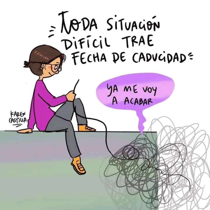 Siempre una luz al final.
No pierdas la esperanza.