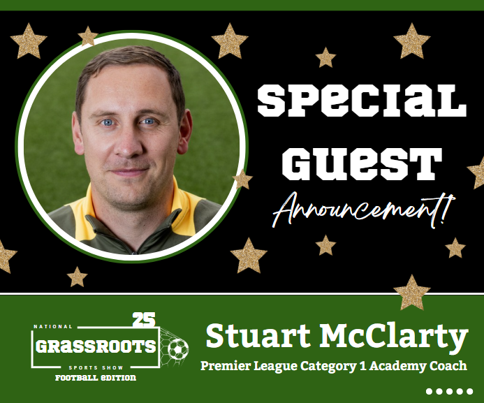 _grassrootsshow's tweet photo. We are delighted to announce our next special guest is #StuartMcClarty!

Stuart will bring a great depth of experience to the show as an experienced academy coach.
 
He will be involved in offering skills workshops and giving an insight into Player Development through the ages! https://t.co/LZaJ13huSv