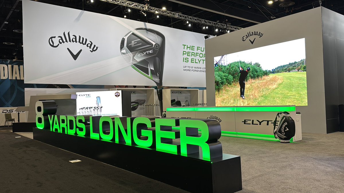 We are ready #PGAShow2025 #Elyte #8YardsLonger