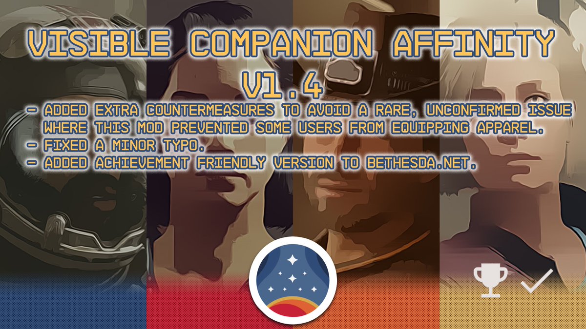 PC version on Nexus Mods: nexusmods.com/starfield/mods…
PC and Xbox compatible Free Creation on Bethesda.net: creations.bethesda.net/en/starfield/d…
PC and Xbox compatible Achievement Friendly Creation on Bethesda.net: creations.bethesda.net/en/starfield/d…