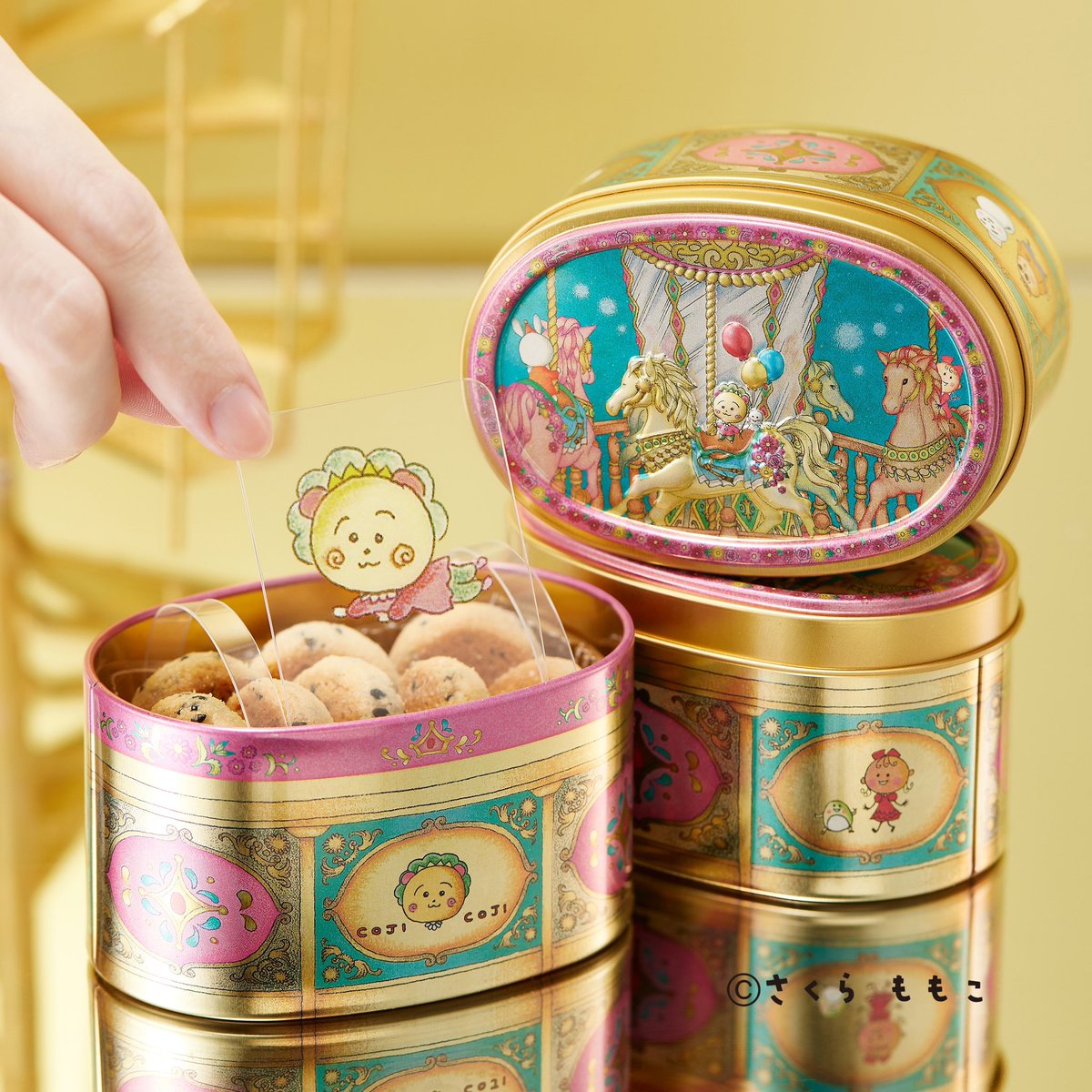 明日23日（木）お昼12時から2025年バレンタイン限定『ネコのトランプ缶