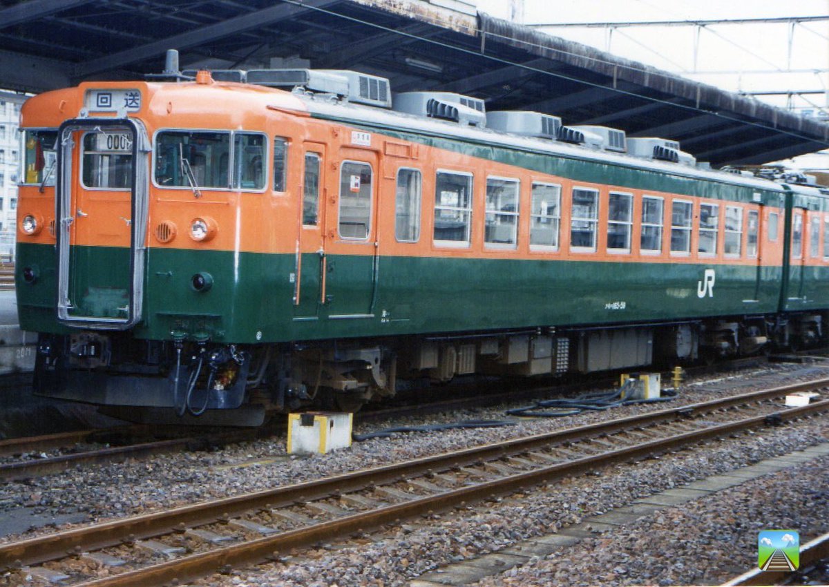 165系 クモハ165 59 JR東海神領電車区165系 1989年7月9日 名古屋駅留置線