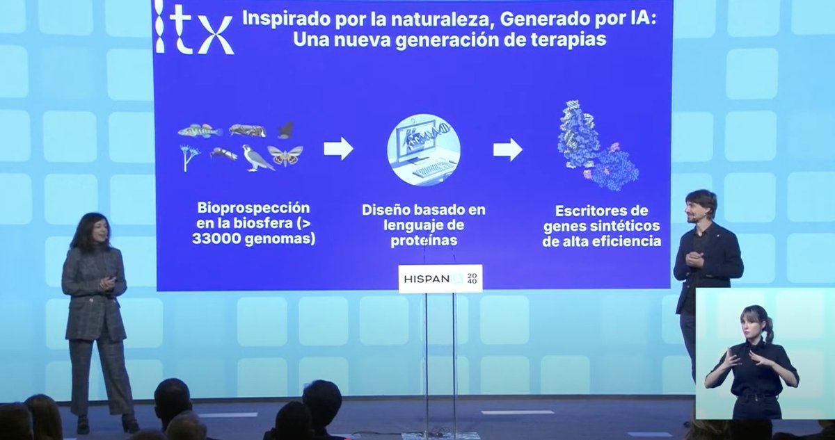 Integra Therapeutics part of Spanish Government presentation of #HispanIA2040 as an #AI for #health success story bit.ly/4hjHazz

By <a href="/espana_2050/">Oficina Nacional de Prospectiva y Estrategia</a> at <a href="/FundacionAreces/">FundaciónRamónAreces</a>, with President <a href="/sanchezcastejon/">Pedro Sánchez</a>, Minister for the Digital Transformation <a href="/oscarlopeztwit/">Oscar López Agueda</a>, among others.