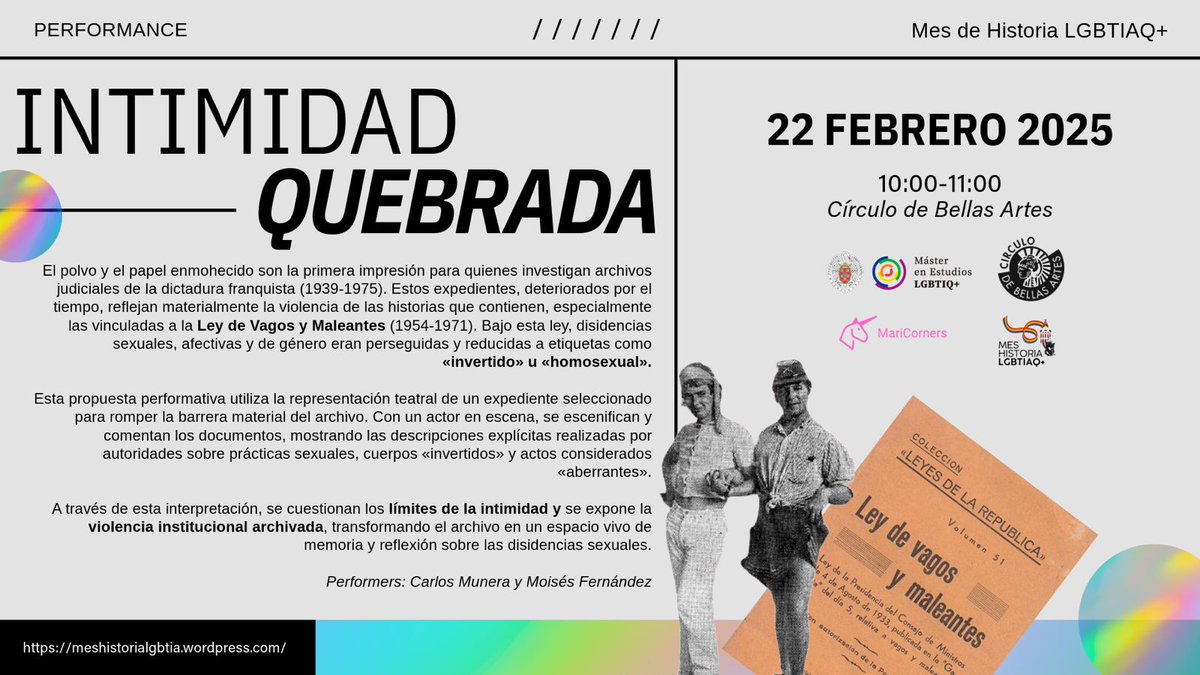 Mes Historia LGTBIAQ+ tweet media