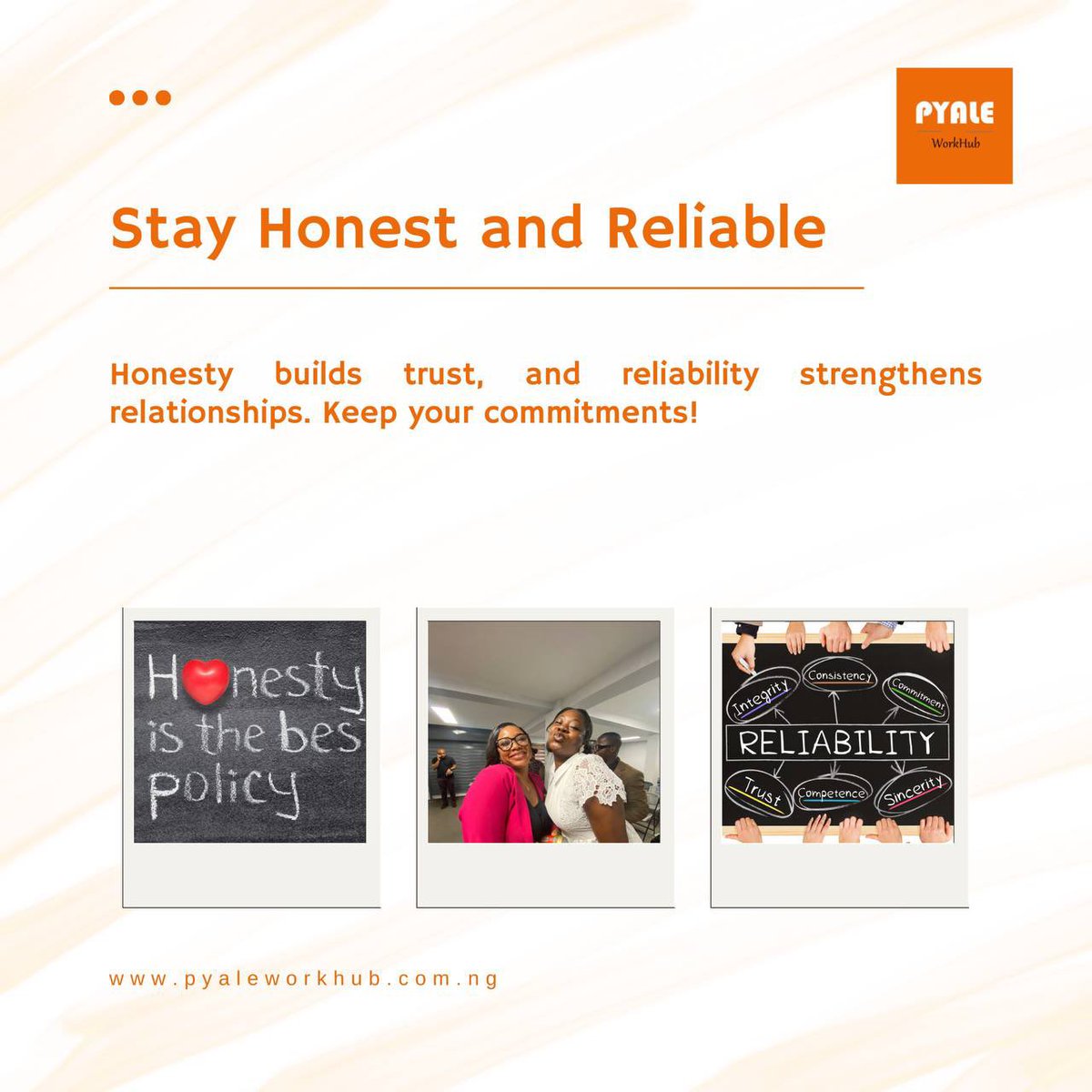 PyaleWorkhub's tweet photo. In today's fast-paced work environment, it is easy to become preoccupied with work
Tag a colleague or friend who could benefit from our workplace etiquette tips and advice
#Worketiquette #InterpersonalSkills"
#pyaleworkhub #pyaleproperties #coworker #servicedoffices #porthacourt https://t.co/UVM4xNoguF
