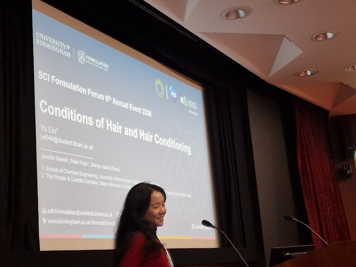 SCI Formulation (@sciformulation) on Twitter photo Yu Liu presenting on hair conditioning technology
#Formulation #SCIFF25 <a href="/SCIupdate/">SCI – Where Science Meets Business💡</a> Yu Liu presenting on hair conditioning technology
#Formulation #SCIFF25 <a href="/SCIupdate/">SCI – Where Science Meets Business💡</a>