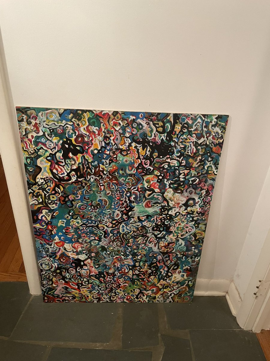 “An explosion of colors and patterns—chaos beautifully captured on canvas.

Follow for more creations:
🎨 <a href="/DailyArt/">DailyArt</a>
🎨 <a href="/ArtStationHQ/">ArtStation.com</a>
🎨 @Artsy
🎨 @ArtLoversPage
🎨 <a href="/CleyContmpryArt/">Cley ContemporaryArt</a>