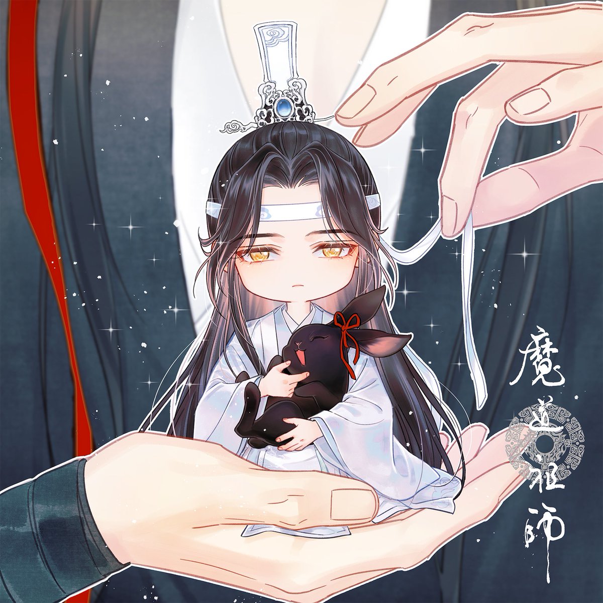headBONDmeLWJ's tweet photo. wangxian birthday illustrations from mdzs jp manga team are now complete! ♥️🩵🎂 https://t.co/gV8RqvWAG0