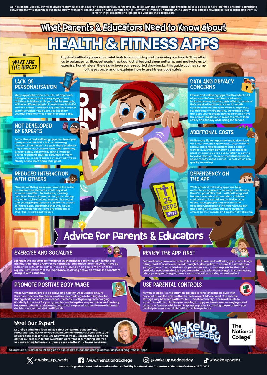 officebhps's tweet photo. What Parents &amp; Educators Need to Know about Health &amp; Fitness Apps. This free guide breaks down the potential risks posed by health and fitness apps to their younger users, providing advice on how to address these concerns. https://t.co/AHverEd5t2