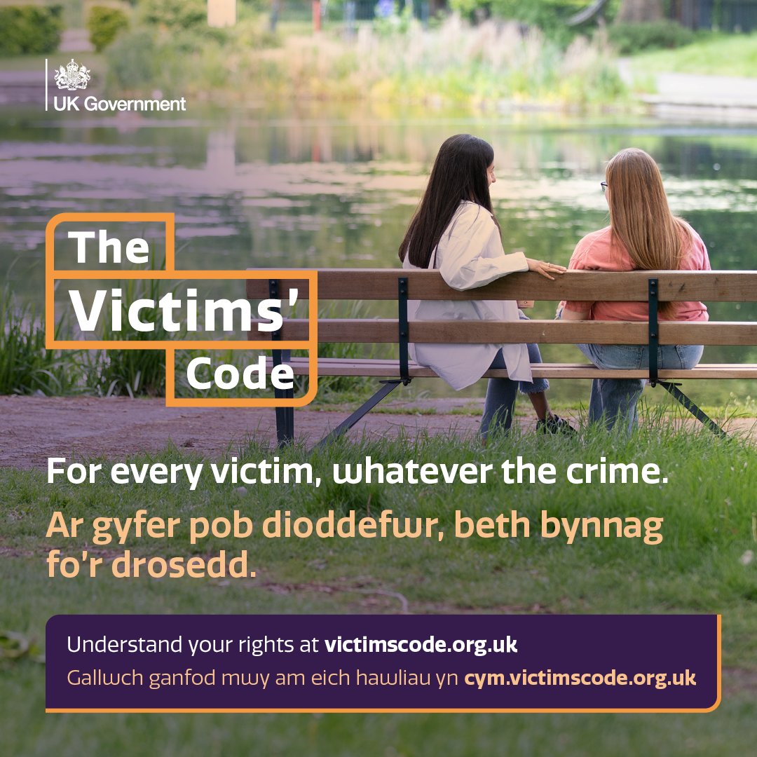gwentpolice's tweet image. 🚨 If you’ve experienced a crime, you have the right to be informed about the criminal justice process and the support available.

The #VictimsCode explains the rights that everyone can expect to receive as a victim of crime.

⬇️