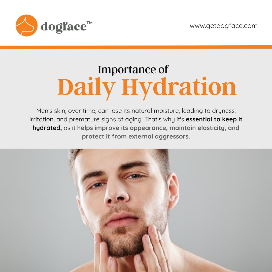 Dogface4Men's tweet image. Hydration is the foundation of healthy, resilient skin. 💧 

Start your day right with Hydrating Wakeup Gel to lock in moisture and protect against everyday elements. 

Your skin will look and feel its best, every day. 🌟

#DogfaceForMen #MensSkincare #HydrationIsKey #HealthyGlow