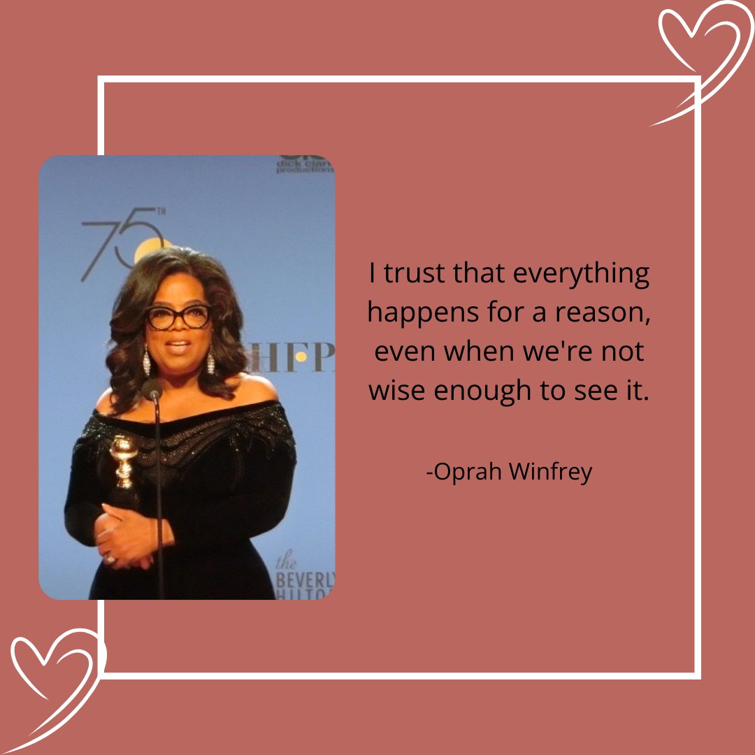GetitDonePros's tweet photo. "I trust that everything happens for a reason, even when we're not wise enough to see it."

- Oprah Winfrey
Let's tackle our goals with determination and positivity!

#LadyKhadijahInstitute #Live #Work #Play #Pray #Millionaire #Transform #CoachNaimah #Livethelifeyouwant #Coaching https://t.co/6uWnfQbfik