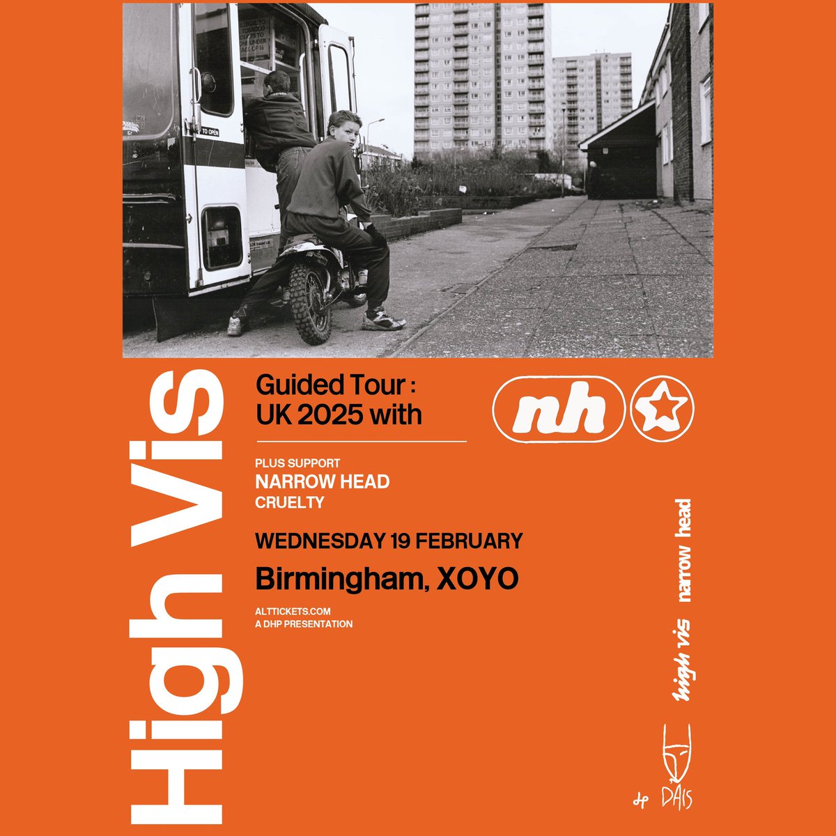 Playing with the best band in the UK High Vis and <a href="/NARROW_HEAD/">NARROW HEAD</a> on the Brum date of their Feb tour. 

Tickets via <a href="/alttickets/">alt. tickets</a>