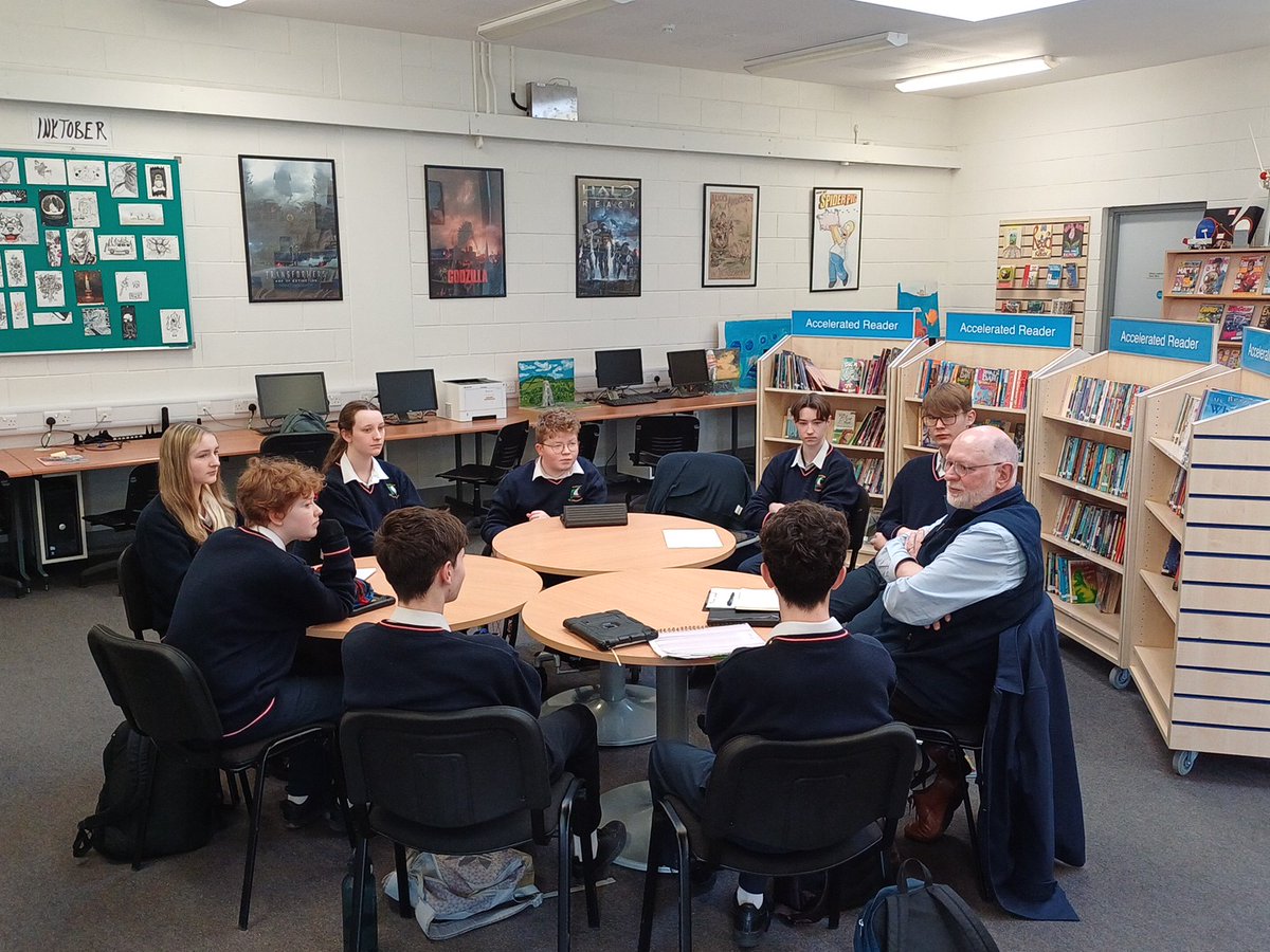 JCSP Library CCM (@colchilmlib) on Twitter photo Author, Kevin McDermott, facilitating a creative writing workshop with TY students in our school library today. The students are working with Kevin on a book that will be published as part of Kevin's 'In Pieces' series of novels for young people. <a href="/jcsplibraries/">JCSP Library Project</a> <a href="/ccmwicklow/">CCM Wicklow</a> Author, Kevin McDermott, facilitating a creative writing workshop with TY students in our school library today. The students are working with Kevin on a book that will be published as part of Kevin's 'In Pieces' series of novels for young people. <a href="/jcsplibraries/">JCSP Library Project</a> <a href="/ccmwicklow/">CCM Wicklow</a>