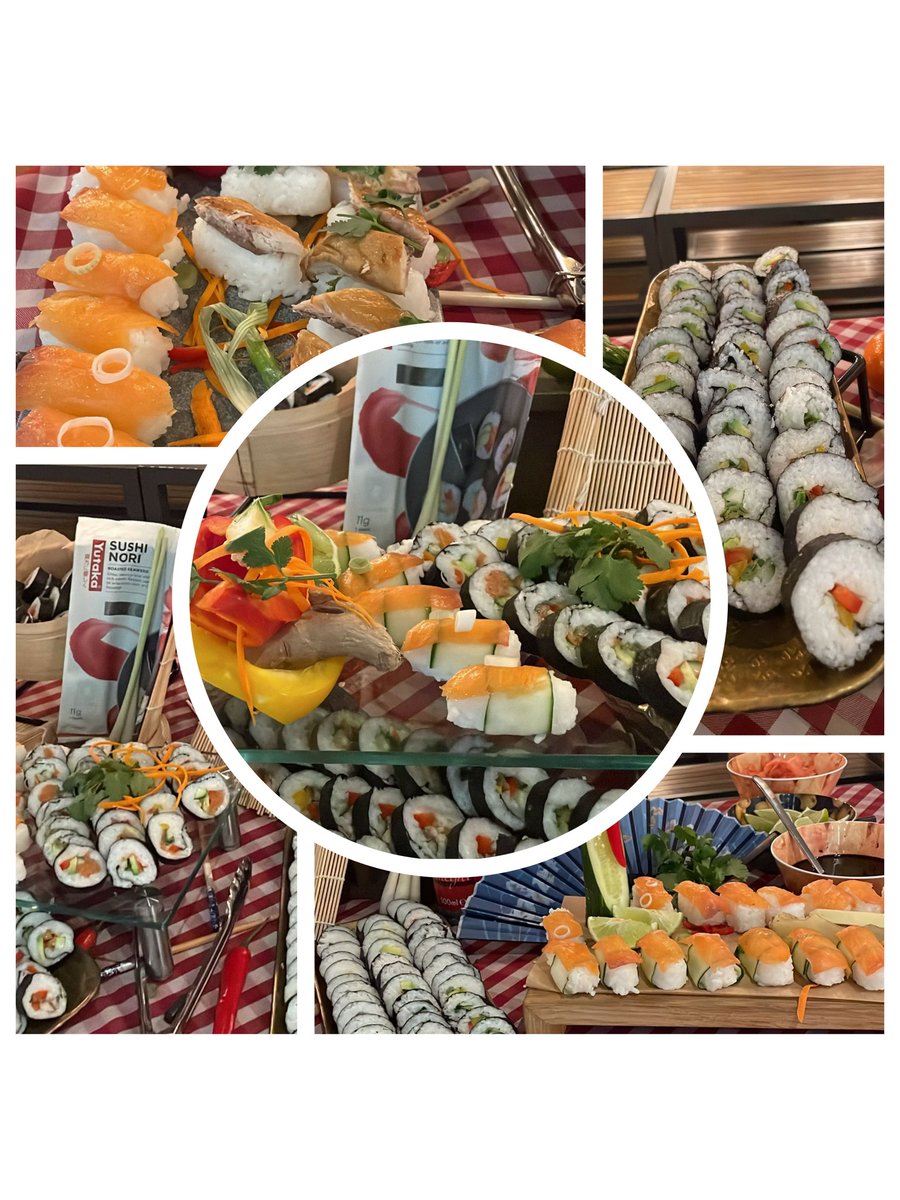 EatonSenior's tweet photo. Sushi Demo for @LdnParkSchools 
@HolroydHowe @LeanneJacksonUK @MaryMar89923871
@melrahaman 
@ckdadchef 
@CharlieW0109 

#sushi https://t.co/Jv5y6gCeQs