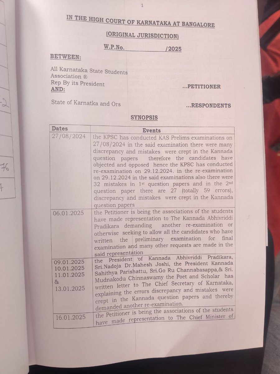 kanthakumarr's tweet photo. Today we filed a petition in high court for justice for KAS Aspirants and the hearing is listed for tomorrow morning.

(@AKSSAofficial ) @secretarykpsc @shalinirajnish 
@siddaramaiah @DKShivakumar @PriyankKharge  @INCKarnataka @tv9kannada @AsianetNewsSN @NewsFirstKan @publictvnews @BJPKarnataka @RAshokaBJP @BYVijayendra @INCIndia @INCKarnataka @BJPindia__ @BJPKarnataka @BasanagoudaBJP @KannadaPrabha @Vijayavani_Digi