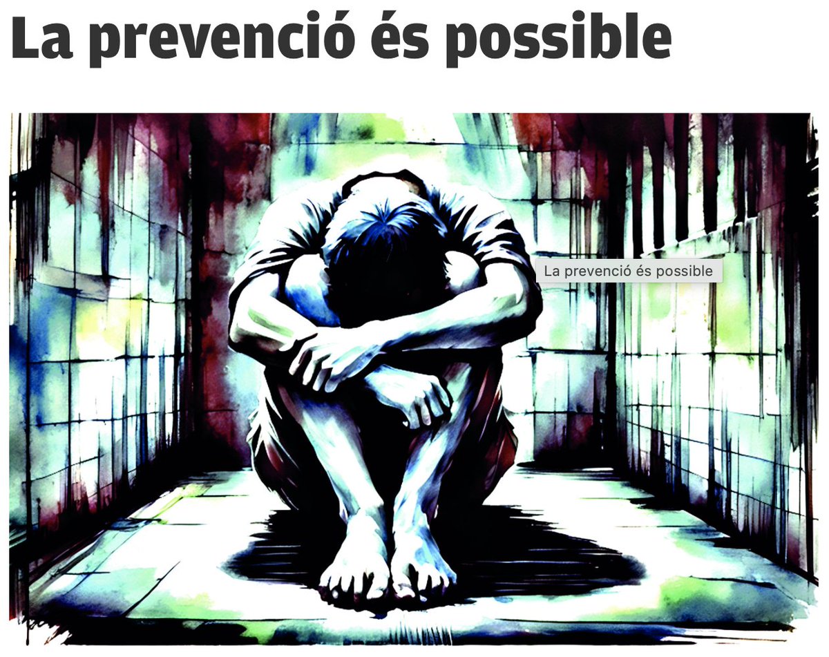 parcsanitarisjd's tweet photo. ✍️ "Investigadors del Parc Sanitari Sant Joan de Déu ja han participat en un estudi segons el qual, amb una intervenció adequada des de l’atenció primària, es podien prevenir un 30% de les depressions d’un any". 

Caterina Morell, cap de comunicació del #ParcSanitariSJD, a @elpuntavui sobre la prevenció de la depressió resistent.  

🔗 Llegeix l'article: https://t.co/khDkLfrd6D