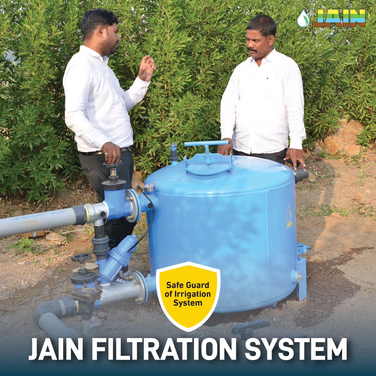 JainIrrigation's tweet photo. Jain Filters: Precision-engineered to ensure clean, reliable water for your crops 🌱
Trusted by farmers worldwide for enhanced irrigation efficiency and sustainable growth 💯 #JainFiltrationUnit
#AgTech #AgriTech #JainIrrigation #JISL https://t.co/kgguChwX9u
