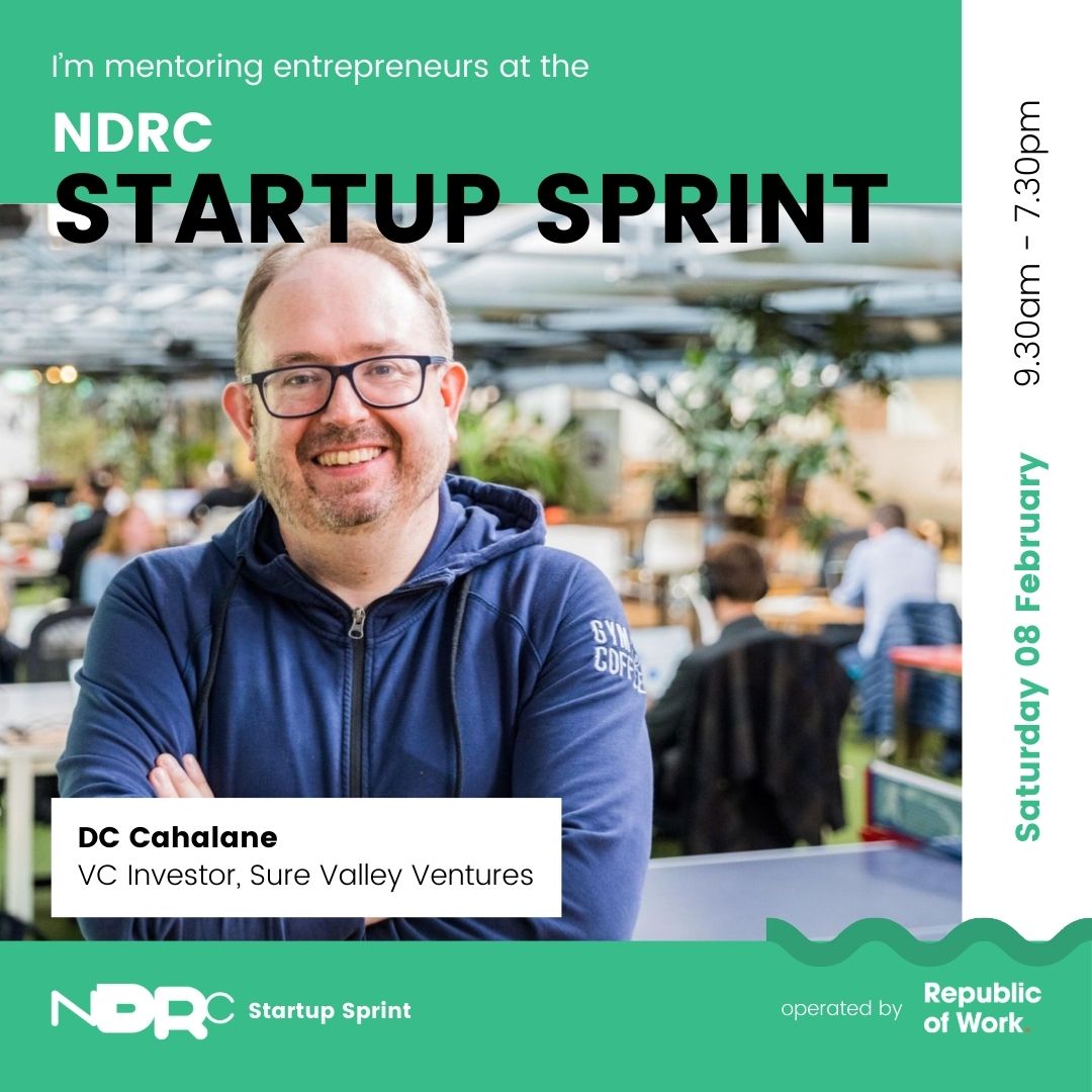 Excited to mentor at the @NDRC Startup Sprint on Feb 8th with @RepublicofWork! 🚀 If you’re an early-stage entrepreneur, don’t miss this opportunity. Apply by Feb 3rd: ndrc.click/sprint-25