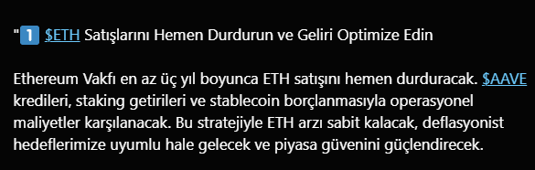 Pamenarti's tweet photo. Daha önce #Space yayınlarında söylediğim #ETH #BeamChain güncellemesi ile ilgili sağlıklı bir güncelleme oluşursa şayet 10000$'ın üstüne çıkacağı hatta bunun bile az kalacağını kaç defa dile getirdim. Şöyle bir haberle karşılaştım. Söylemlerimizi onaylar nitelikte olan bu haberde dahi @justinsuntron'ın da bizimle aynı görüşte olduğunu görüyoruz. 

Haberin kaynağını incelemedim. Fakat haberi size "Bilal'e anlatır" gibi anlatayım.
1. #Validator'lerin düzenli satışlarını durdurmak, piyasa istikrarını sağlamak adına kritik bir adım olacaktır. Bu durum, #ETH #Coin değerinin korunmasına ve yatırımcı güveninin artırılmasına sağlar. Aynı zamanda, #DeFi gibi diğer #Dapp'ların borçlanma mekanizmalarının stabilize edilmesi, yatırımcıların güvenli ve sürdürülebilir bir borçlanma deneyimi yaşamalarını sağlayacaktır. Bu strateji, DeFi ekosisteminin sağlıklı bir şekilde büyümesine ve gelişmesine de olanak tanıyacaktır.
#Layer2 çözümlerinin işlem ücretlerini artırarak, #Layer1 ana ağına olan yükü minimalize etmeyi ve strateji sayesinde Layer1 ana ağının işlem hacmini hafifleterek, daha verimli ve sürdürülebilir bir ağ yapısı oluşturacaktır. #Layer2 çözümleri, kullanıcıların daha düşük maliyetlerle işlem yapmalarını sağlarken, ana ağ üzerindeki yoğunluğu azaltarak, ağın genel performansını artıracaktır. Böylece, hem kullanıcı deneyimi iyileştirilecek hem de Layer1 ana ağının güvenliği ve verimliliği yükselecektir.
3. Vakıf bünyesinde mevcut olan gereksiz geliştirici sayısının fazla olduğu yönündeki tespitleri doğru. Bu bağlamda, vakıfın daha verimli bir yapıya kavuşabilmesi için küçülme sürecine gidilmesi gerekiyordu zaten. Bu süreç, işlevselliği yüksek ve projelere değer katabilecek geliştiricilerin kalmasını sağlayarak, vakfın genel performansını artıracaktır. Böylece, daha odaklı ve etkili bir ekip oluşturulacak, kaynakların daha verimli kullanılması sağlanacaktır.
4. #Validator ödüllerinin kısılması, ağ üzerindeki işlem sayısını artırma stratejisi olarak müthiş olacaktır. Bu yaklaşım, ağ aktifliğini artırarak, daha fazla işlem gerçekleştirilmesini sağlayacaktır. Daha düşük ödüller, #validator'leri daha fazla işlem onaylamaya teşvik edecek ve böylece ağın genel verimliliği artacaktır. Sonuç olarak, bu strateji ile ağın aktifliği artırılacak ve kullanıcı deneyimi iyileştirilecektir.

Layer 1 odaklanarak ana ağ etkileşimini artırmak ve daha fazla ana ağda işlem sağlamak hedeflenmektedir. Ana ağ etkileşimi olmadan ve vakıf harici ödül dağılımı dışında, geniş kitlelere de ödül dağılımı sağlanması gerekmektedir. Geliştirici kitlenin #ETH ağına tekrar dönüş yapması ve diğer ağlardan gelen etkileşimin yeniden #ETH ana Layer1 ağına yönlendirilmesi mümkün olacaktır. Layer1 odaklı bir strateji benimseyerek, ana ağ etkileşimini artırmak ve daha fazla ana ağ üzerinde işlem gerçekleştirilmesini sağlamak önemlidir.

Kısacası, bu strateji ile hem kullanıcı katılımını artacak hem de geliştirici ekosistemini güçlendirecektir. 

İşin özü ; #ETH #BeamChain veya #ETH 3.0 güncellemesi şart.