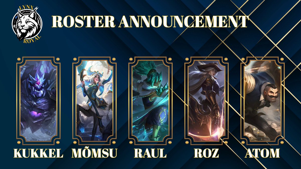 Second is Lynx Royal, a promising roster combining Estonian veterancy and top prospects, which we have been preparing for the new <a href="/CobaltWinds/">CWL</a> 2025 Season.

Their first match is this weekend and will be announced shortly.