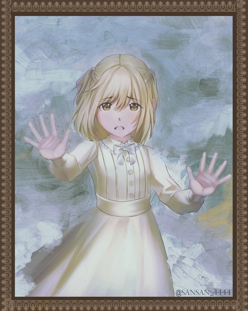 sansan_4444's tweet photo. #EvilliousChronicles 
#Evillious_Chronicles 
#Evillious
#悪ノ創作
Strange knock from the painting https://t.co/vpP6rn7xHk