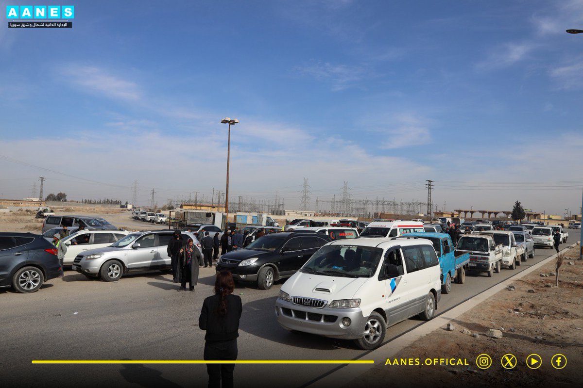 aanes__official's tweet photo. استجابة لنداء الإدارة الذاتية، قافلة جديدة من أهالي الرقة، دير الزور، والطبقة تتجه نحو سد تشرين لدعمه وحمايته،ومساندة قواتنا #قوات_سوريا_الديمقراطية 
#سد_تشرين
#شمال_وشرق_سوريا https://t.co/pcrEnnSUZB