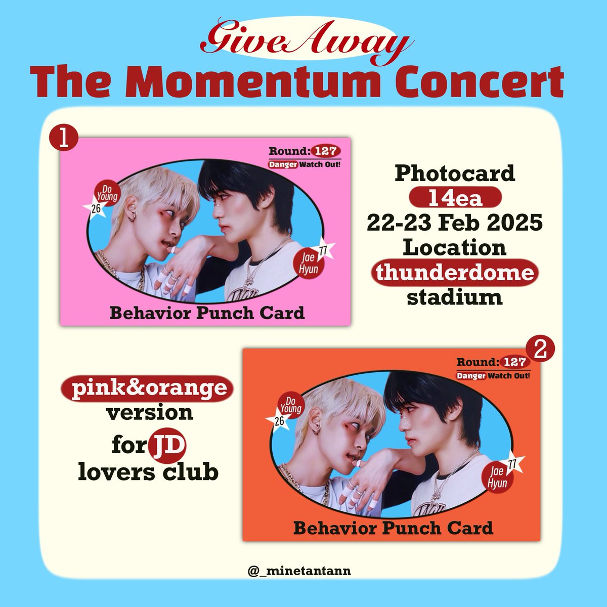 _minetantann's tweet photo. pls retweet ♥️🍀💭

Date: 22-23 feb 2025
Location: thunderdome stadium 
Time: TBA

#NCT127_NEOCITY_THE_MOMENTUM
#NCT127_NEOCITY_BANGKOK_THE_MOMENTUM https://t.co/WZRjlYmxaU