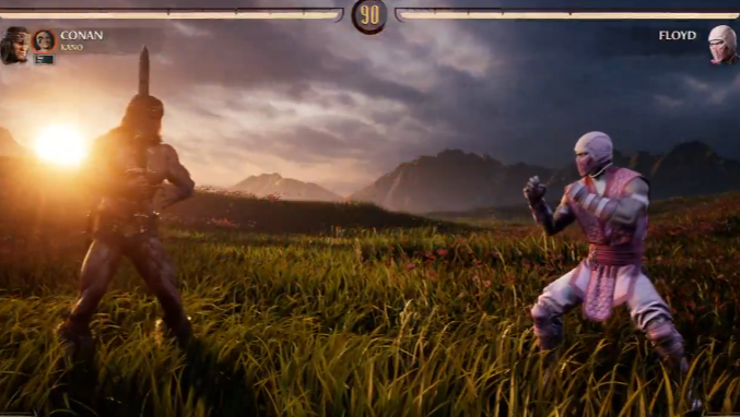 IGN's tweet photo. Mortal Kombat 1 players have unearthed the secret Floyd fight after guest character Conan the Barbarian went live, but they’re still not sure exactly how to trigger a battle. https://t.co/rnUBJYK5Gl https://t.co/swh53loG8f
