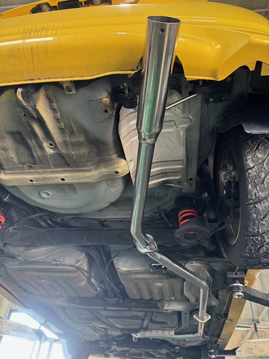 フィット　ge8　ゼロファイター　マフラー フィットge ゼロファイターストレートマフラー 長らくお待たせいたしま