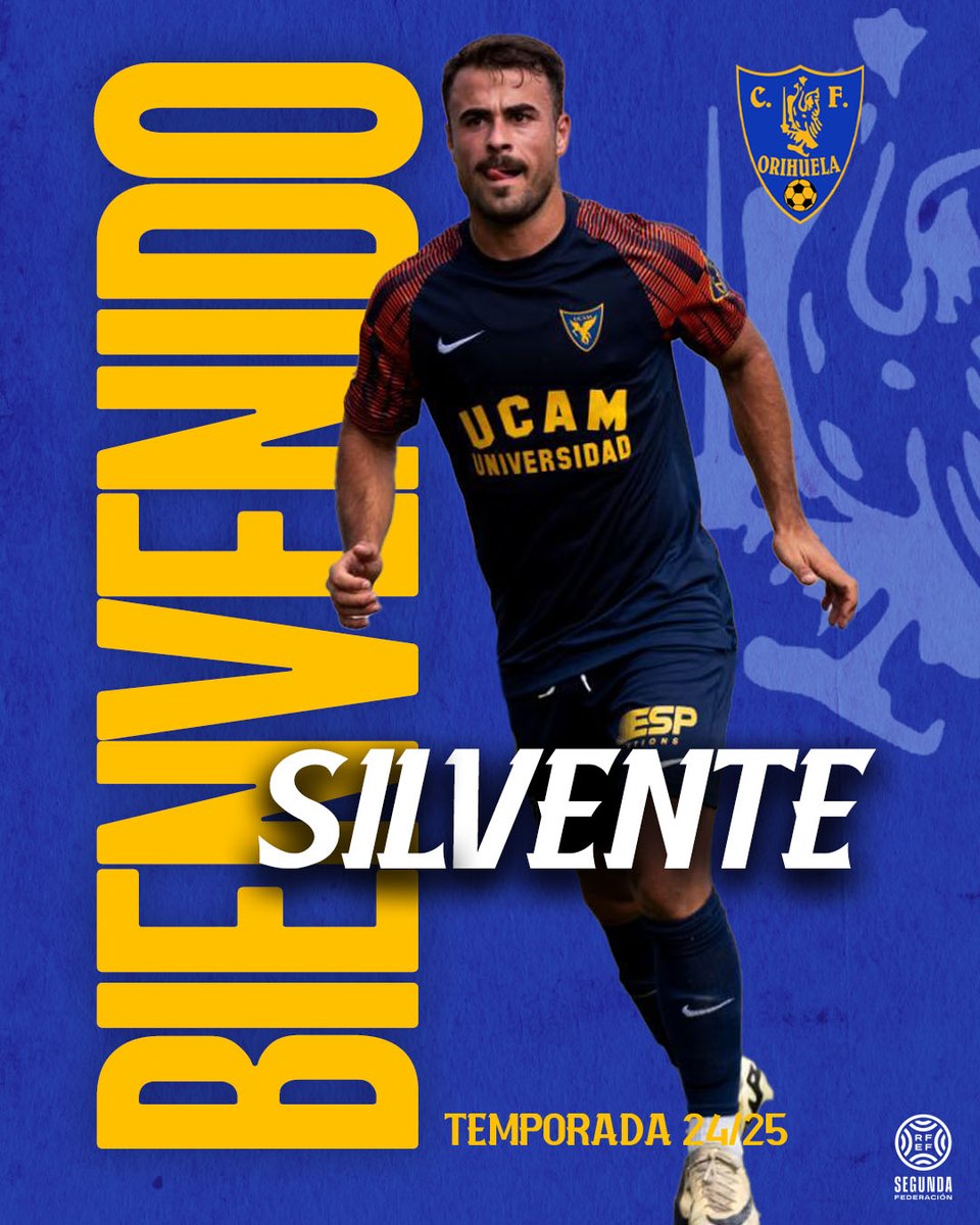 💛𝑨𝒏𝒅𝒓𝒆́𝒔 𝑺𝒊𝒍𝒗𝒆𝒏𝒕𝒆 𝒚 𝑶𝒓𝒊𝒉𝒖𝒆𝒍𝒂 𝑪𝑭 juntos para la temporada 24/25 💙

Nuestro nuevo delantero viene con mucha ilusión a nuestro club. 🤩

orihuelaclubdefutbol.com/andres-silvent…

¡Bienvenido Andrés! 👋

#VamosEscorpiones 🦂