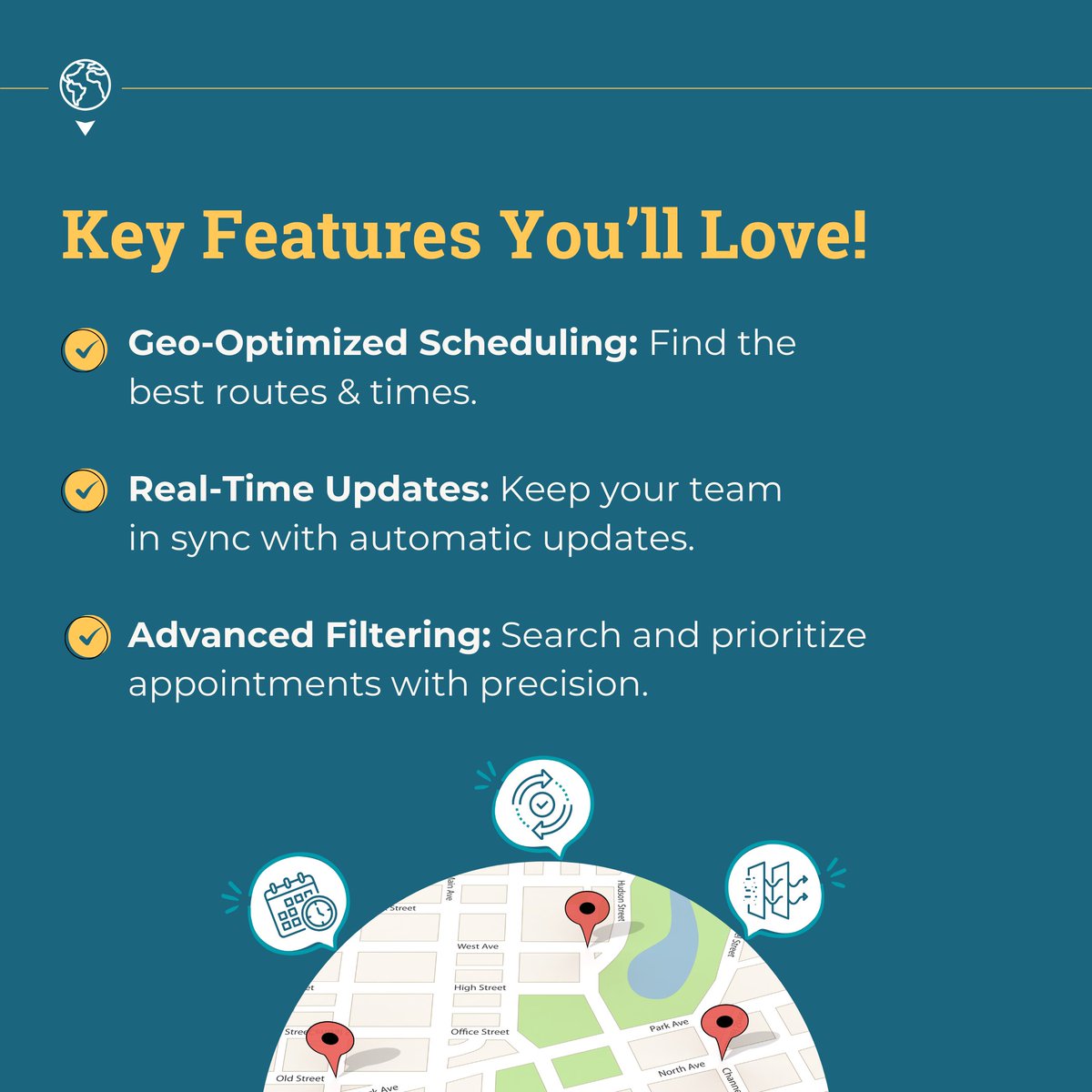 inogic's tweet image. Revolutionize your appointment scheduling with Maplytics for #Dynamics365 CRM!
Geo-optimized routes, real-time updates &amp;amp; advanced filtering = seamless productivity.
Save time, boost efficiency &amp;amp; elevate customer experiences!
Learn more: maplytics.com 
#AutoScheduling