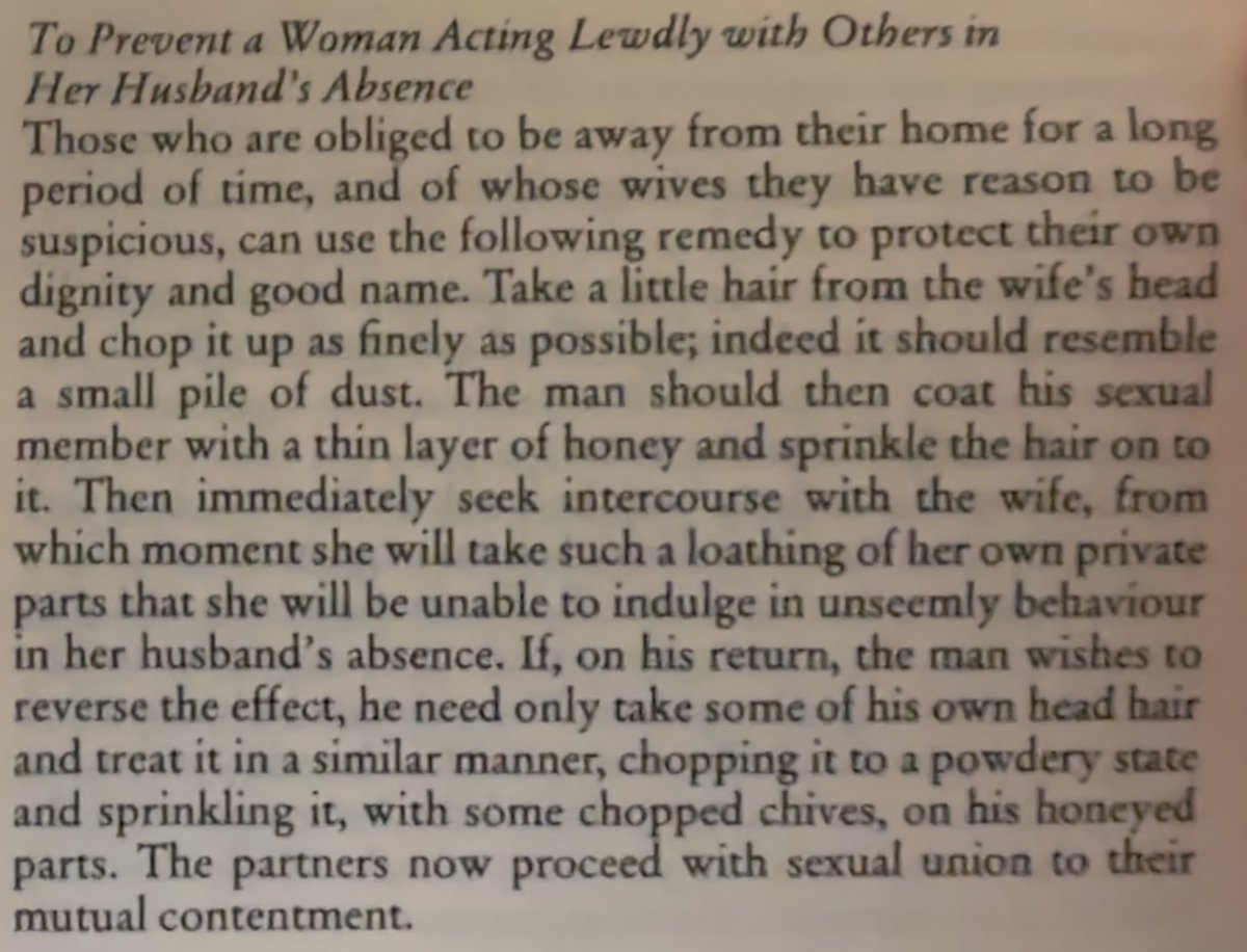 Mocata777's tweet image. To prevent a woman acting lewdly with others in her husband's absence