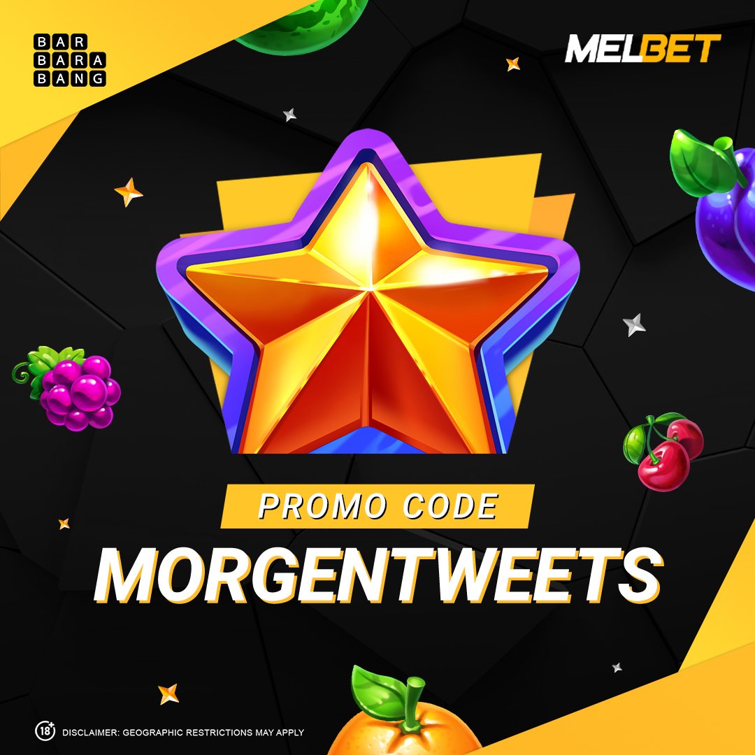 ⏰WAKE-UP CALL⏰

🍓🍊🍋Let's sweeten up today's morning with freshly made fruity PROMOCODE🍏🫐🍇

Type MORGENTWEETS into your account and get 100 free spins in Juicy Fruits Morgenstern by Barbara Bang!

BONUS RULES:
Wager: x30
Min bet: 0.50
Validity: 23-29.01