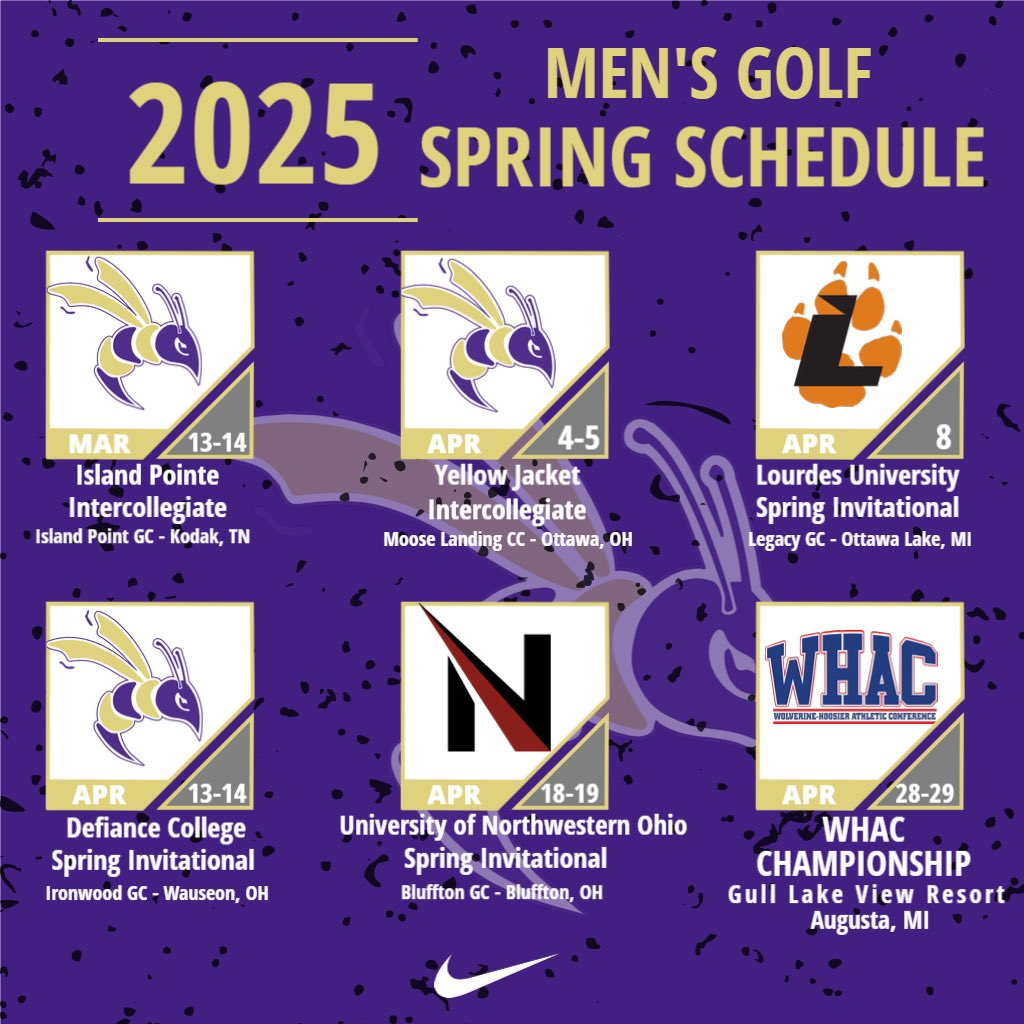 DefiCollegeMGLF's tweet photo. 🚨Schedule Release!  Check out our Spring 2025 schedule.  Make sure you stay tuned here or at @DC_Athletics for the latest news and results! #DCMG #EarnIt https://t.co/XDC6TE7B47