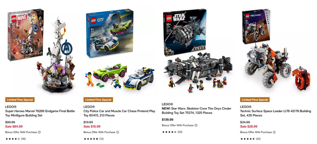 semmedianinja's tweet photo. Select Lego Sets are Now On Sale at Macy's for a Limited Time Only #ad #lego #buildingsets #buildingblocks #builingtoys #giftideas #sale #macys #supermario #starwars #disney #dccomics #batman #marvel #harrypotter
https://t.co/Unq7nGRR8v https://t.co/v3CLkUA28z