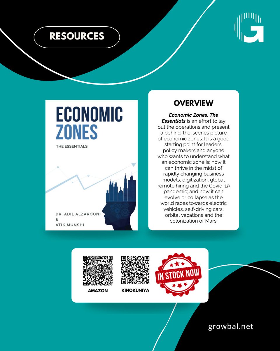 Build a thriving ecosystem with the right resources: get a copy of 'Economic Zones: The Essentials' at <a href="/KinokuniyaUAE/">Books Kinokuniya UAE</a> or via <a href="/amazon/">Amazon</a>  

Scan the QR code or visit: 
lnkd.in/dszfJkfM
lnkd.in/dnwC2gbh

#freezone #globalbusiness #startupecosystem