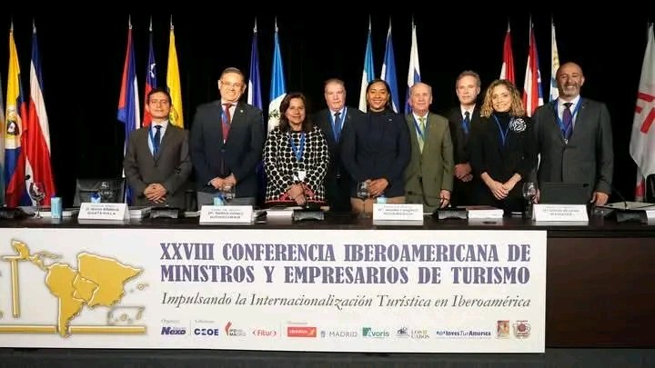 RDcomunicadores's tweet photo. 👉🏻Nicaragua asistió este martes a la XXVIII Conferencia Iberoamericana de Ministros y Empresarios de Turismo en España🇳🇮🎉

#Nicaragua
#NicaraguaÚnicaOriginal 
#Cimet https://t.co/Tyt06svyFr