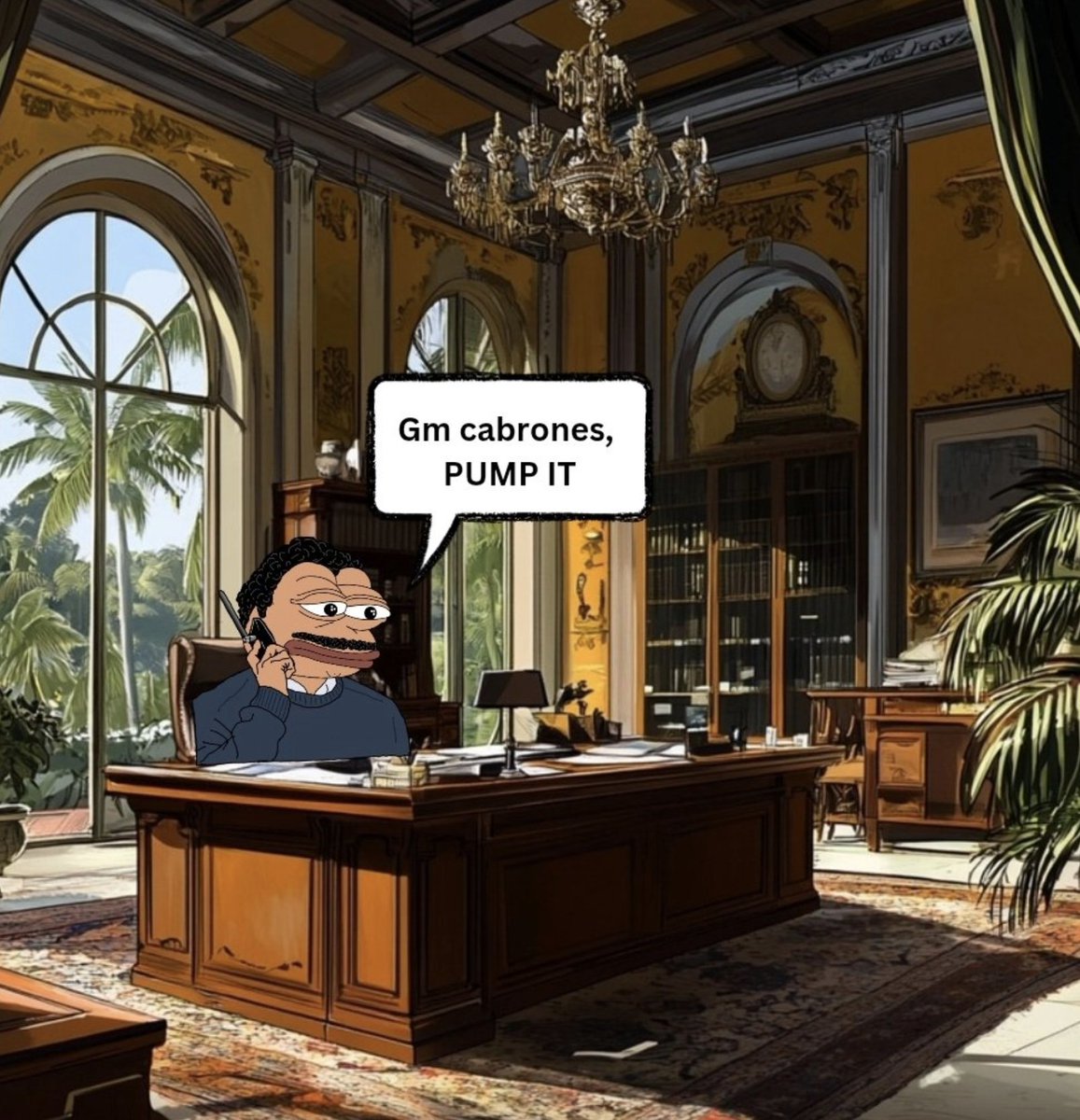 basedpeplo's tweet image. GM Cabrones, The Don has a message this morning and he demands it to be true. 

Work hard today and you will reach the promise land before you know it.  Cartel &amp;gt; Cabal