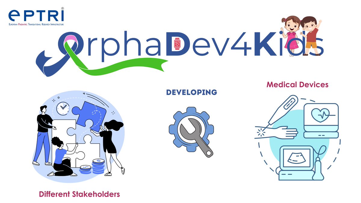The #OrphaDev4Kids is a #EU4Health funded Project and aims to support the development of Orphan #medicaldevices to be used in the paediatric population.
Want to know more about this Project and the other partners? 
Stay tuned to our social media channels!
#HealthUnion #technology