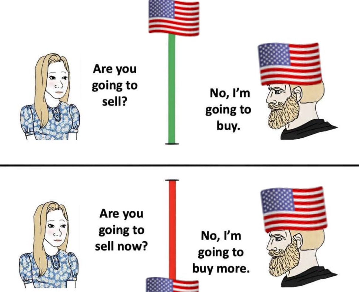 Retweet this if you are a real $USA patriot who will continue to buy until we smash through that $1.776b mcap mark straight to $17.76b to generate one of the largest and most unbelievable FOMO events in cryptocurrency history.