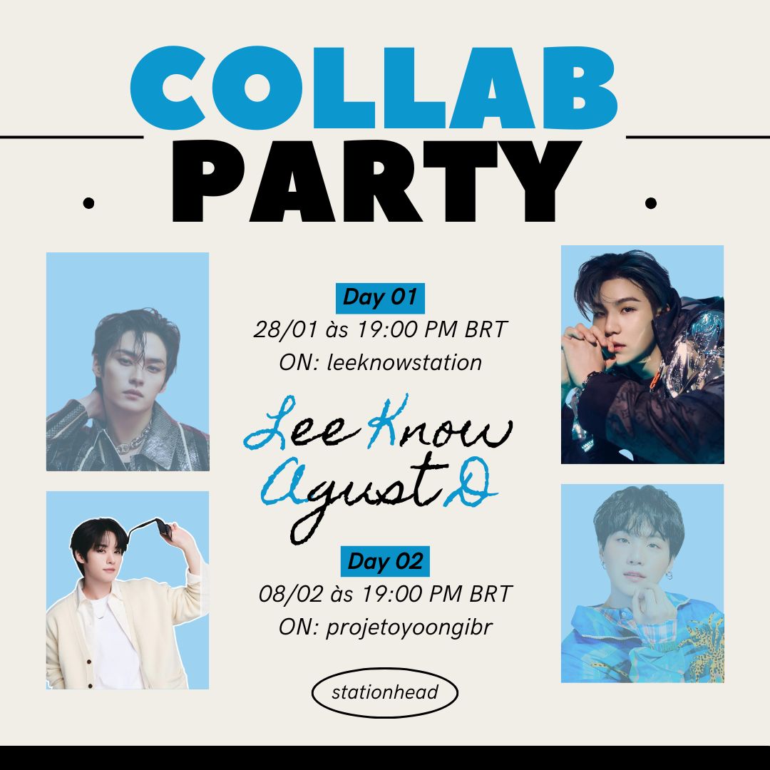 projetoyoongibr's tweet image. 📢Agust D x Lee Know Collab📢

Temos o prazer de anunciar nossa mais nova colaboração, #AgustD x #LeeKnow 🔥
Junte-se a nós 💥

📅: 28/01
⏰: 19h BRT🇧🇷
📍: stationhead.com/leeknowstation

📅: 08/02
⏰: 19h BRT🇧🇷
📍: stationhead.com/projetoyoongibr

#SUGA #슈가 #리노 #リノ #李旻浩