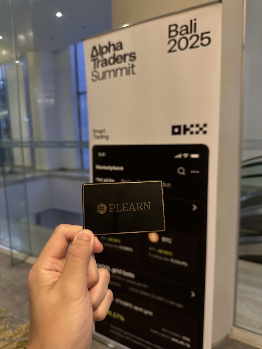 PlearnOfficial's tweet photo. PLN team at the @okx Alpha Traders Summit.
#AlphaTradersSummit #PlearnFinance https://t.co/rev40mmhtf