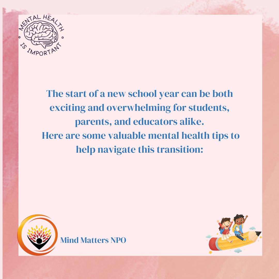 MindMattersNPO's tweet photo. Back to School Mental Health Tips https://t.co/TkdEMtsLtA