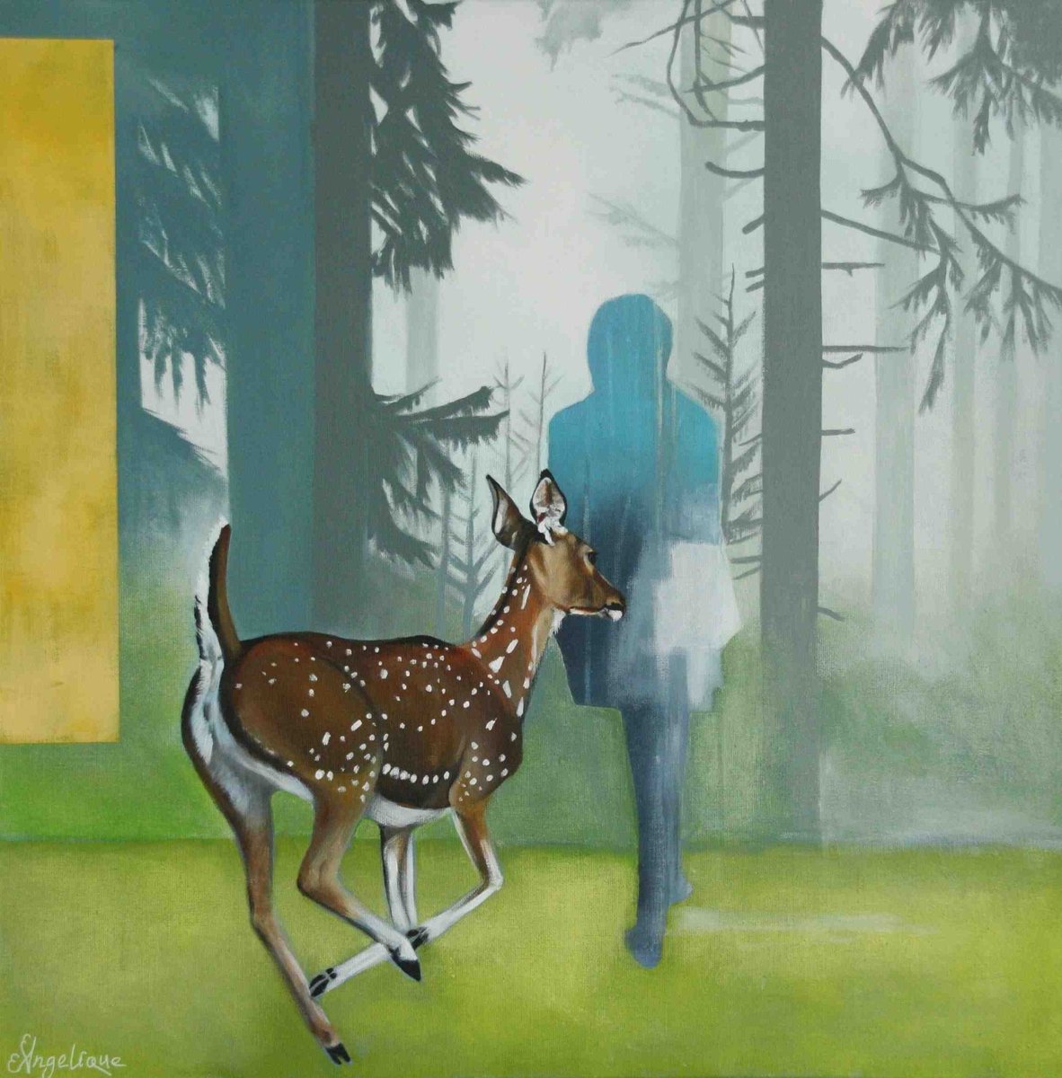 ArtFusion1's tweet photo. Once a promenade (80 x 80cm) 
https://t.co/KuC5Oz7Ehr 
#acryl #acrylic #acryllic #canvas #doek #gemengde techniek #painting #schilderij https://t.co/zvoUcjpdu9