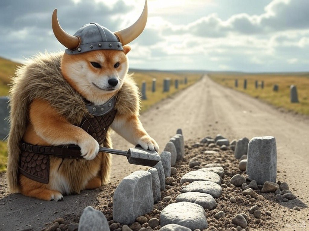 #Doge inscribing on a  🪨 🐕chain That’s exactly how I see the #doginals!

Generated by grook.