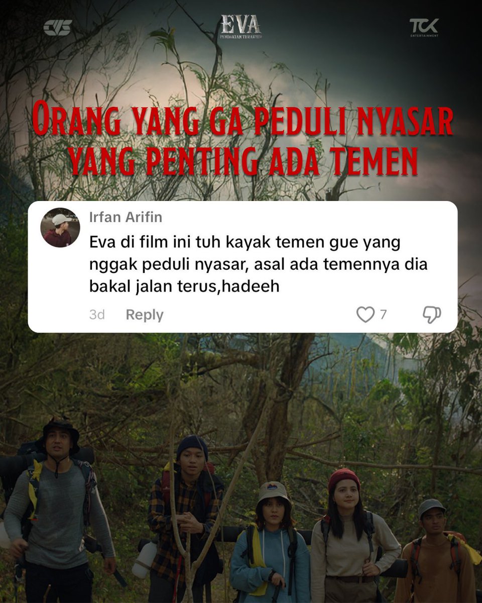 cvs_id's tweet photo. Jadi gini kalau kalian jadi EVA.. 🤫✨😂

Saksikan Film EVA : Pendakian Terakhir di Bioskop 

#EvaPendakianTerakhir #SedangTayang #16Januari2025 #EVA16Jan2025 #CitraVisualSinema #TitahCitaKreasi https://t.co/9OcrcjwqbM